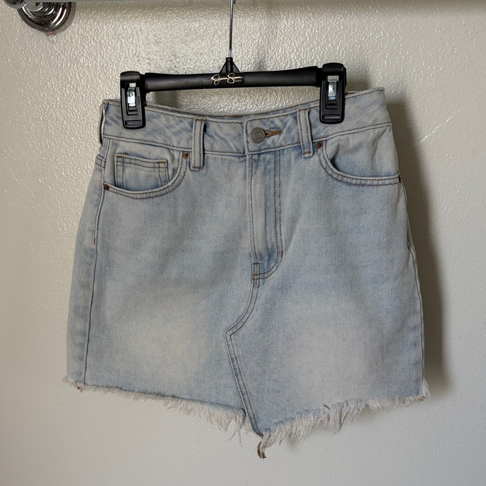 PacSun Light Blue Denim Skirt
